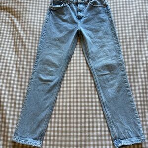 Zara Sky Blue Straight Leg Jeans